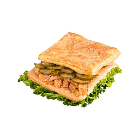 Сэндвич с ветчиной и курицей (24шт/уп)